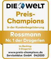 Sieger der Drogerien - Preis Champions 2020