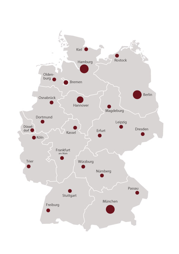 Karte Ansprechpartner