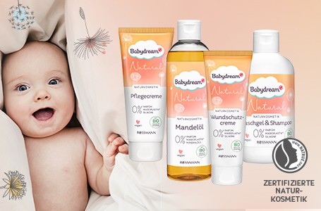 Babydream Natural Serie - Natürliche und sanfte Pflege für zarte Babyhaut