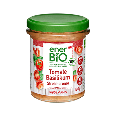 enerBiO Streichcreme Tomate-Basilikum