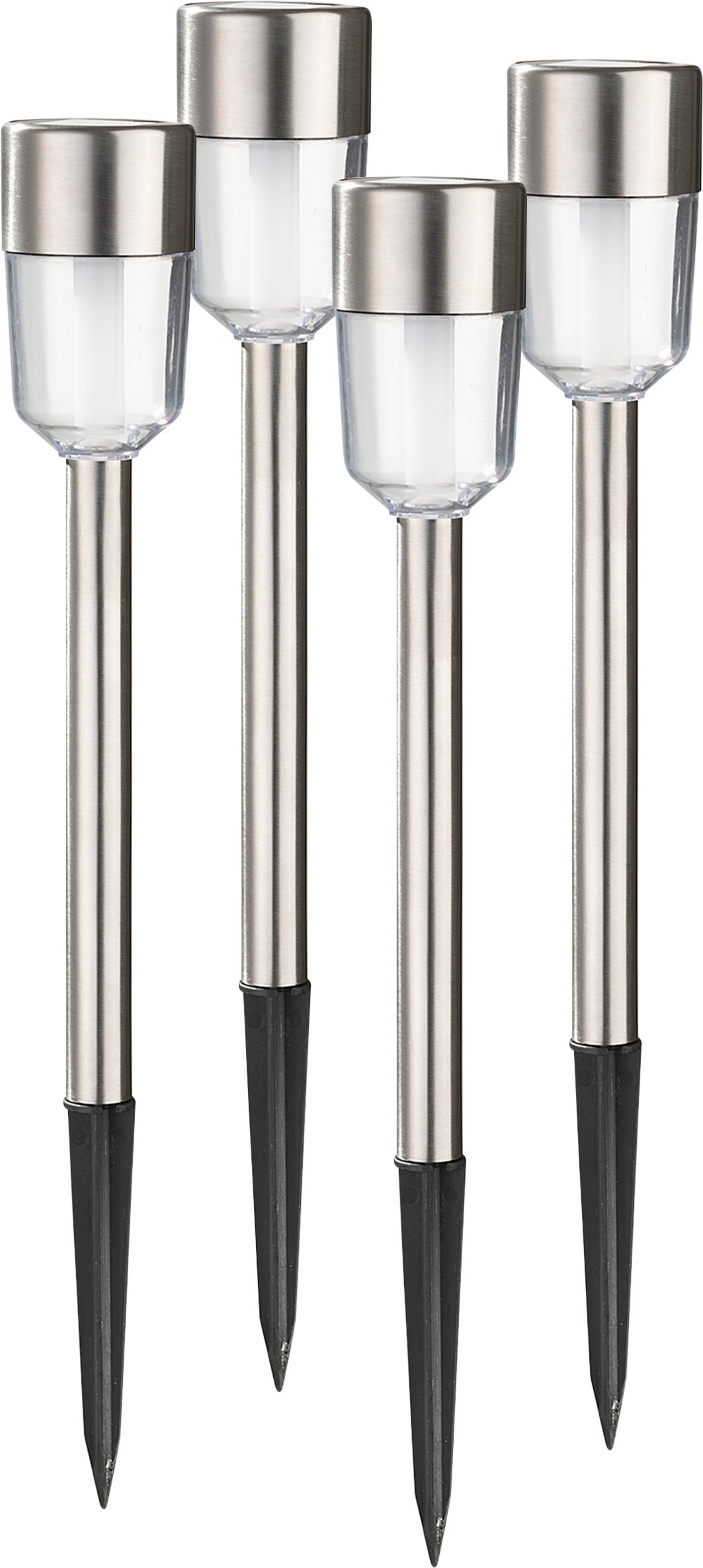 IDEENWELT 4er Set SolarGartenleuchten online kaufen rossmann.de