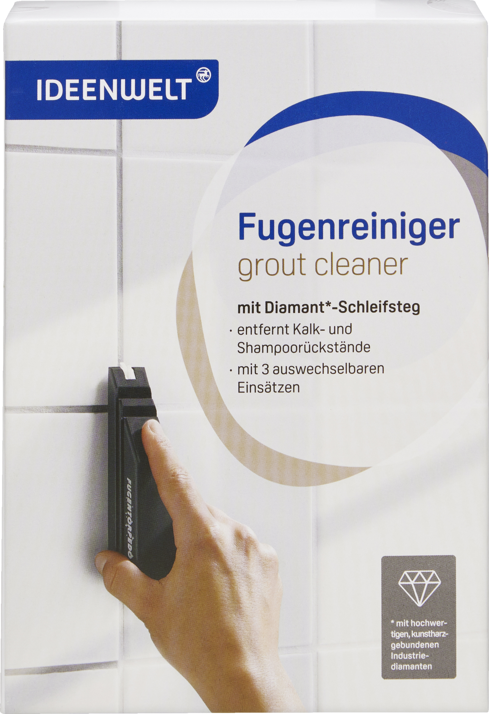 IDEENWELT FUGENTORPEDO MIT ERSATZBÜRSTE