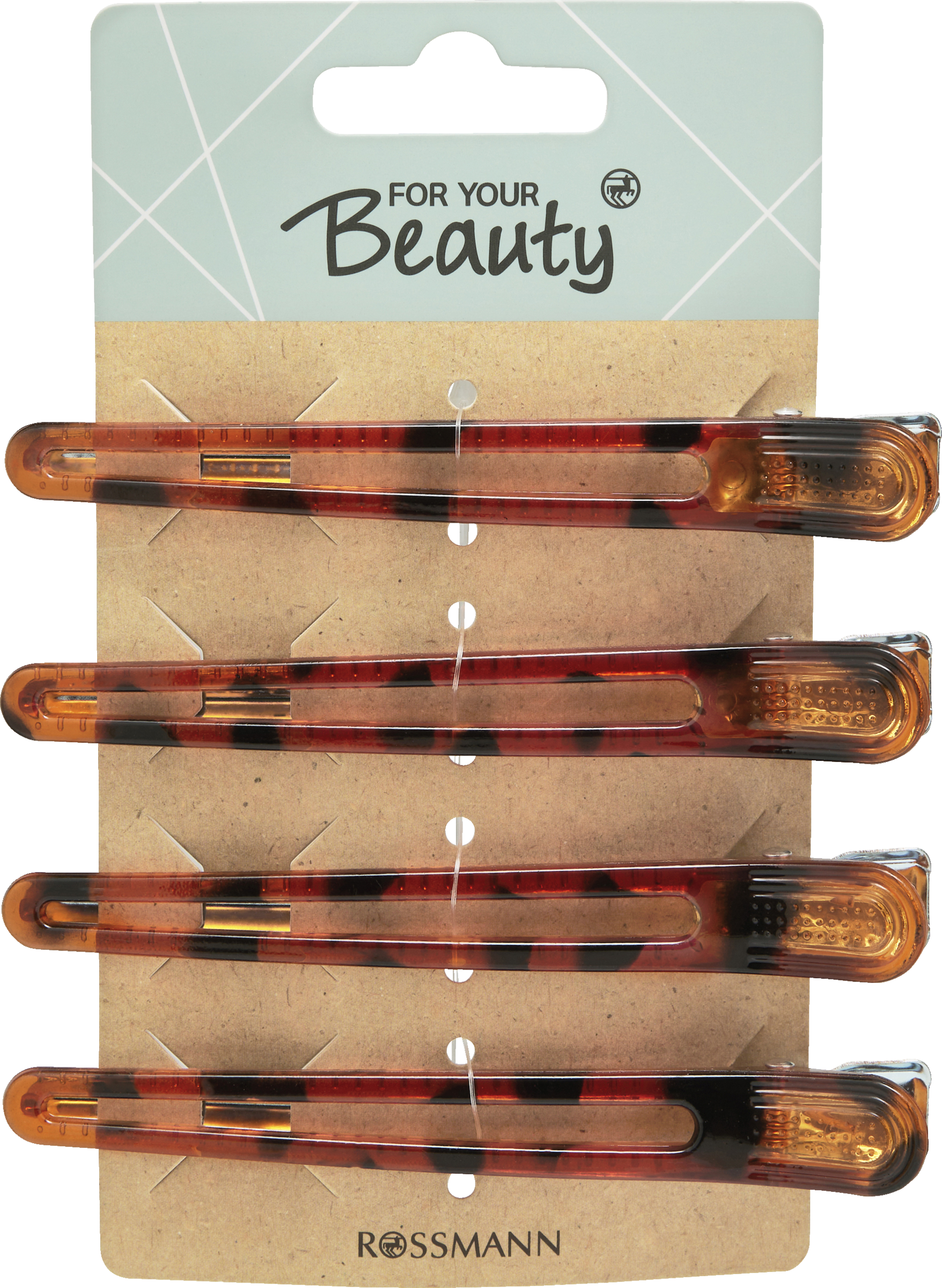 FOR YOUR Beauty 4 Stk Abteilklammern