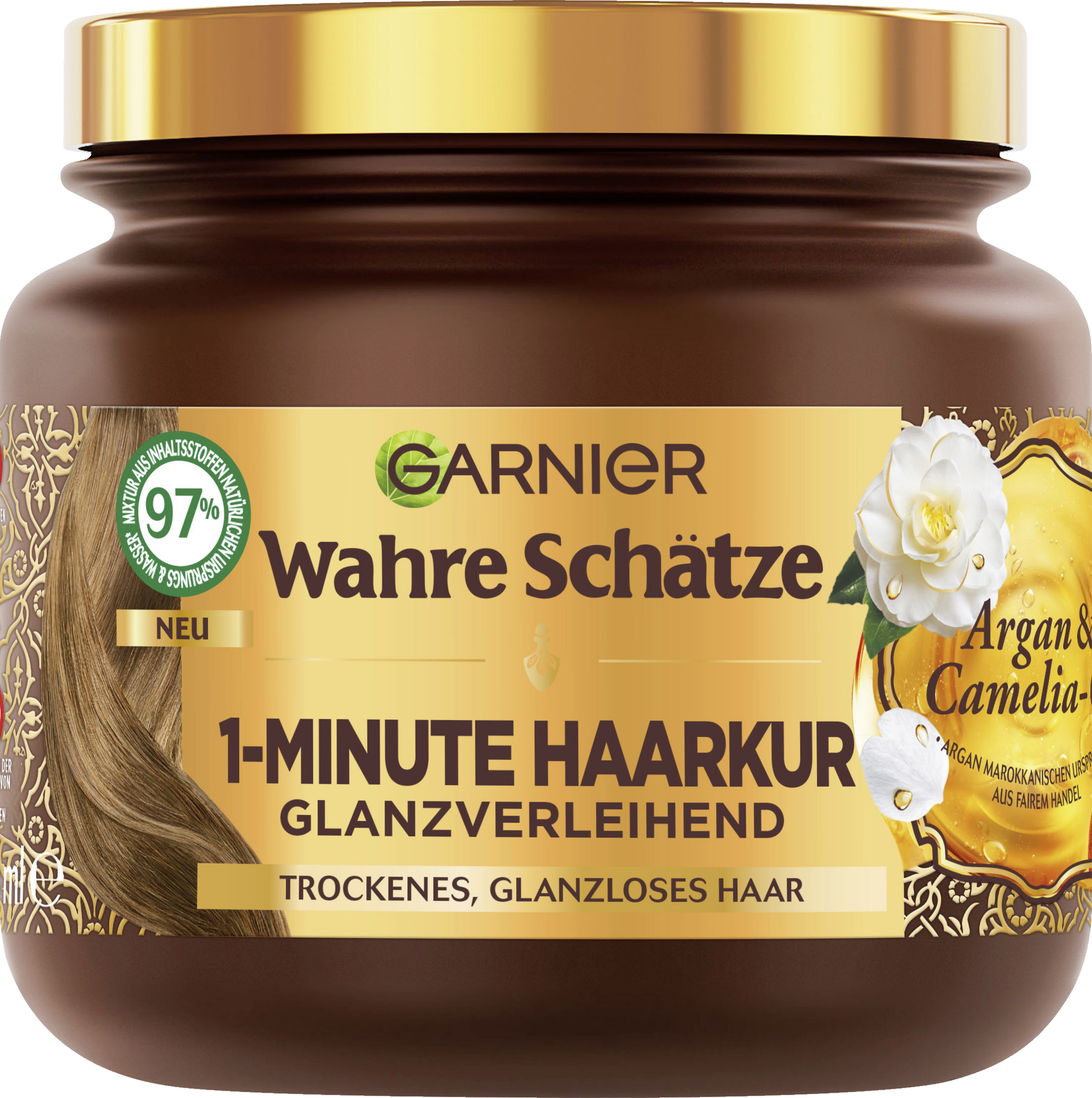 Garnier Wahre Schätze 1-Minute Haarkur Argan & Camelia-Öl