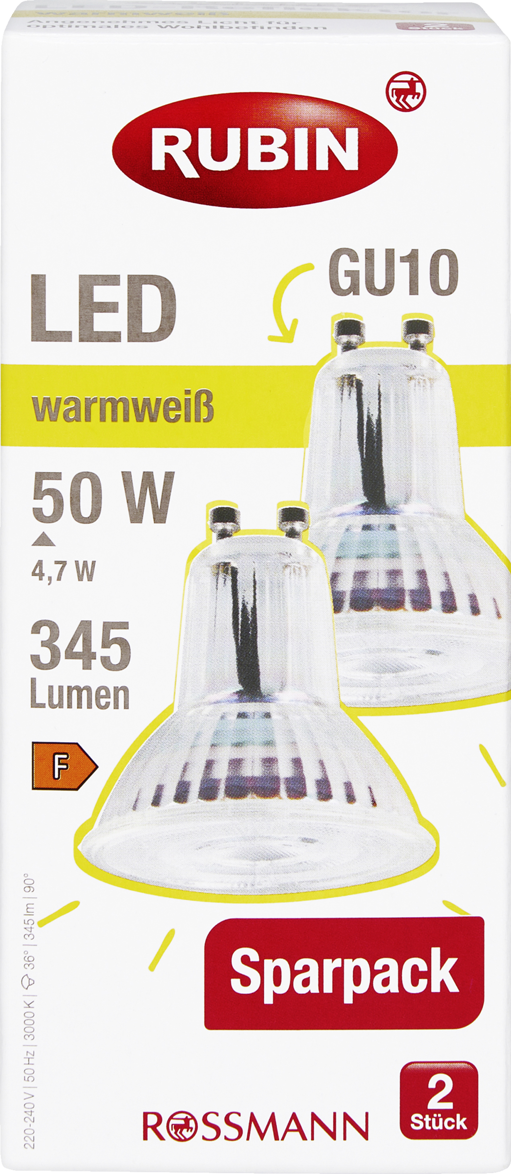 RUBIN Sparpack LED Reflektor GU10