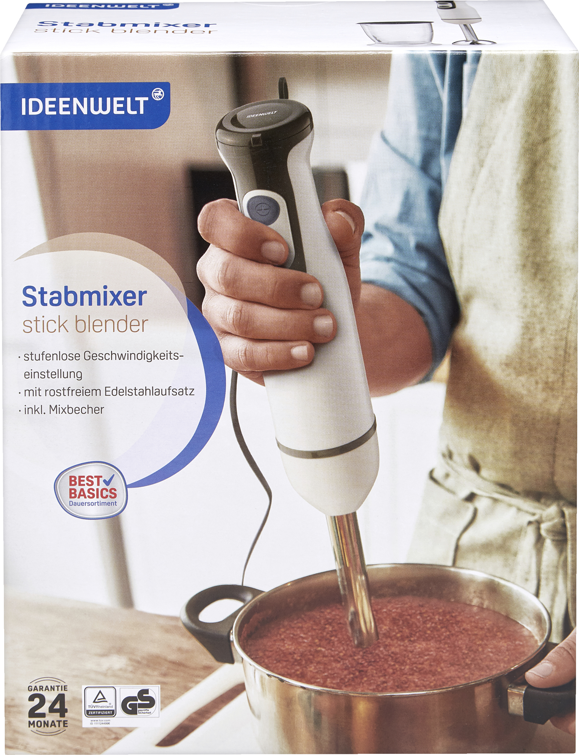 IDEENWELT Best Basics Stabmixer