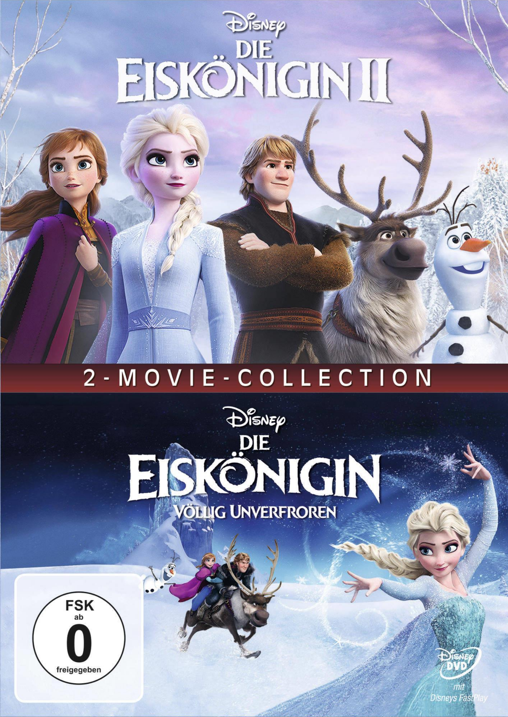 Die Eiskönigin 1+2 2er DVD