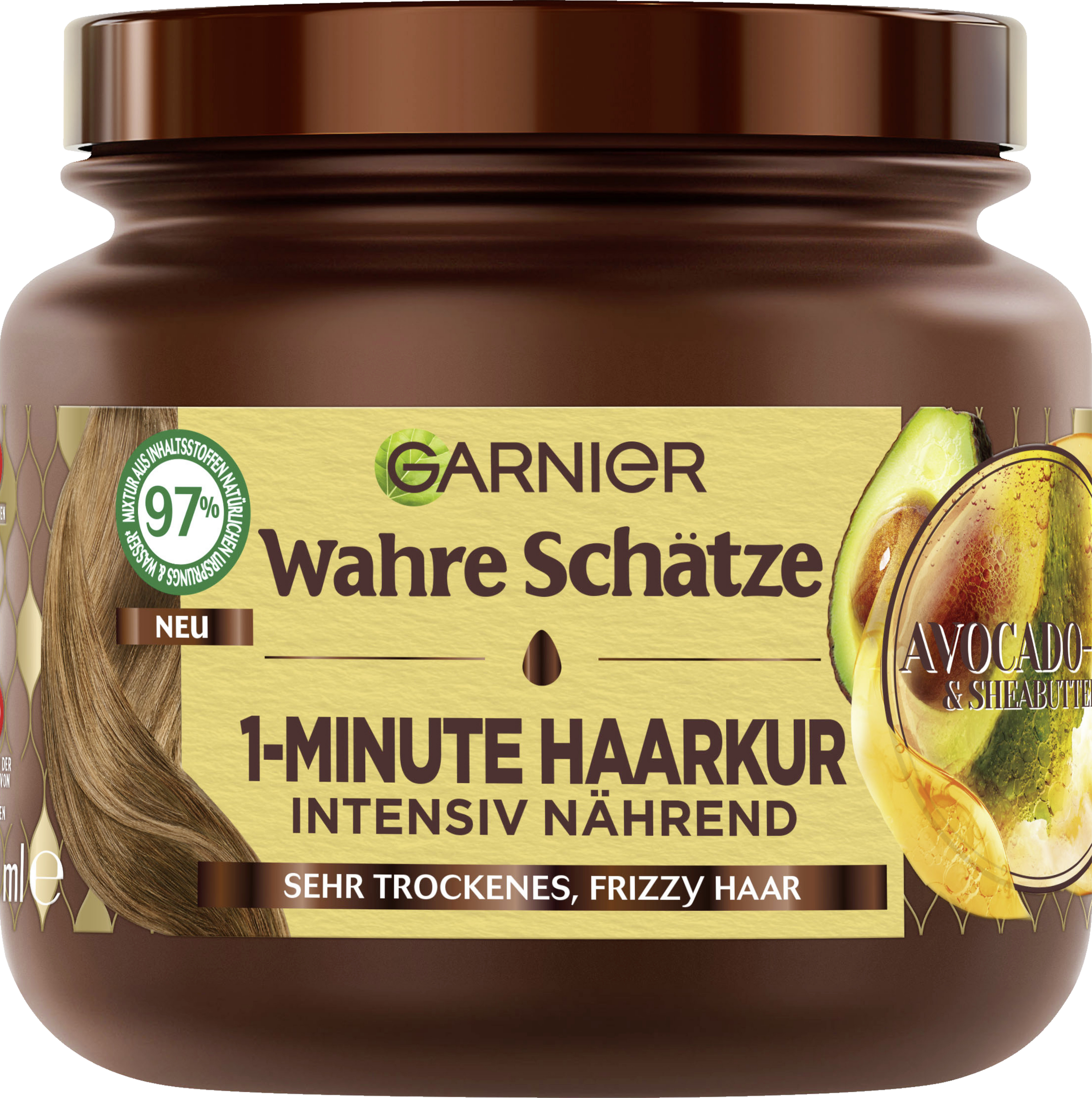 Haarkur 1-Minute Avocado-Öl & Sheabutter Sehr Trockenes & Frizzy Hair