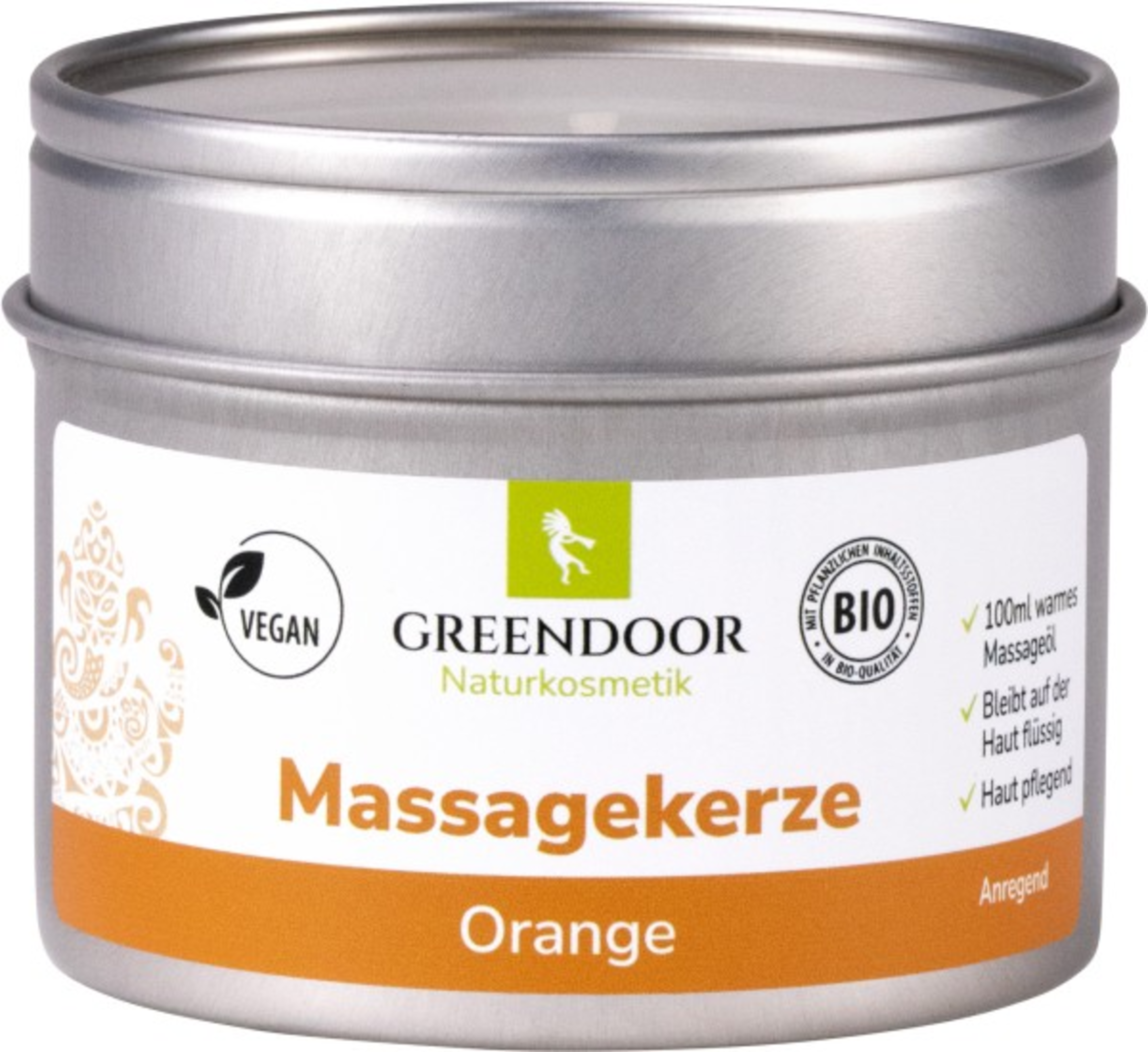 GREENDOOR Massagekerze Orange