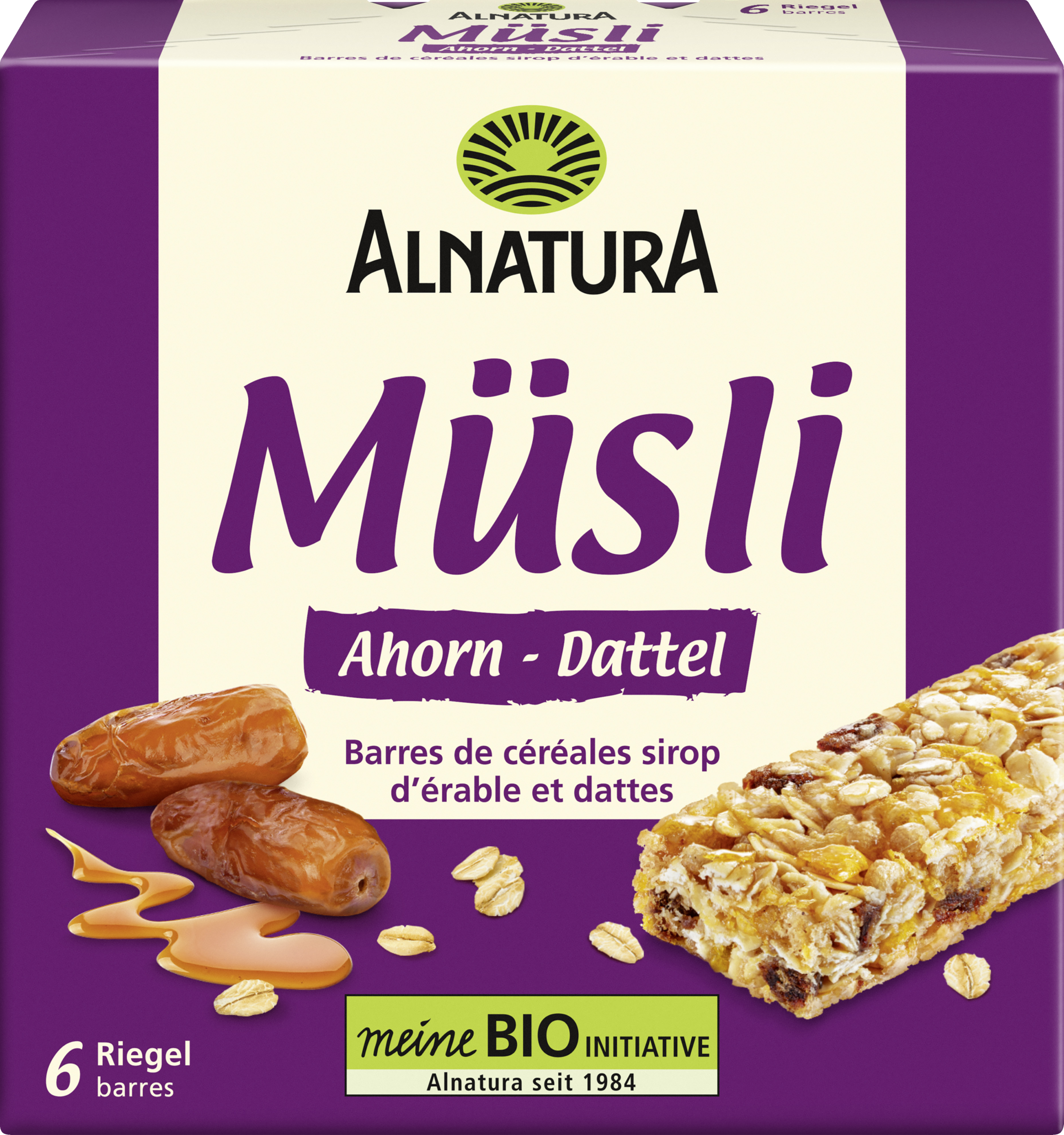 Alnatura Bio Müsliriegel Ahorn-Dattel