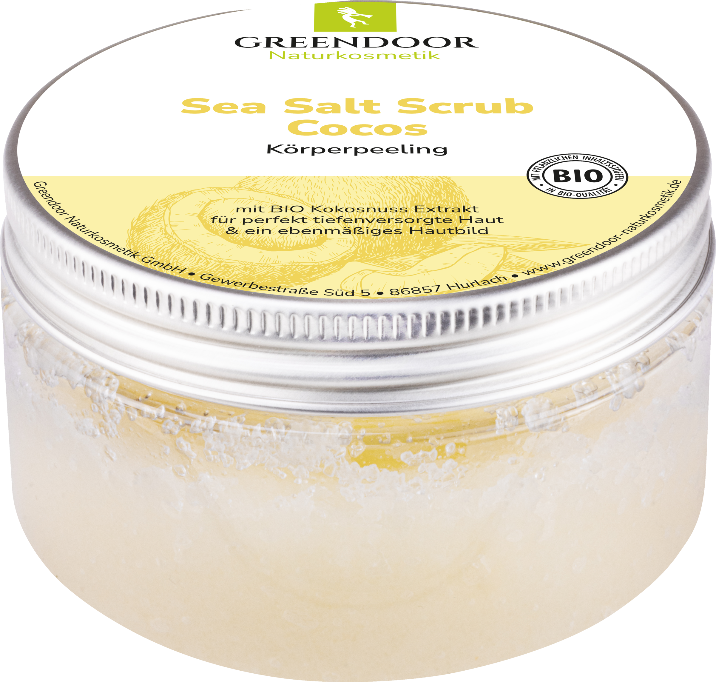 GREENDOOR Sea-Salt Scrub Cocos