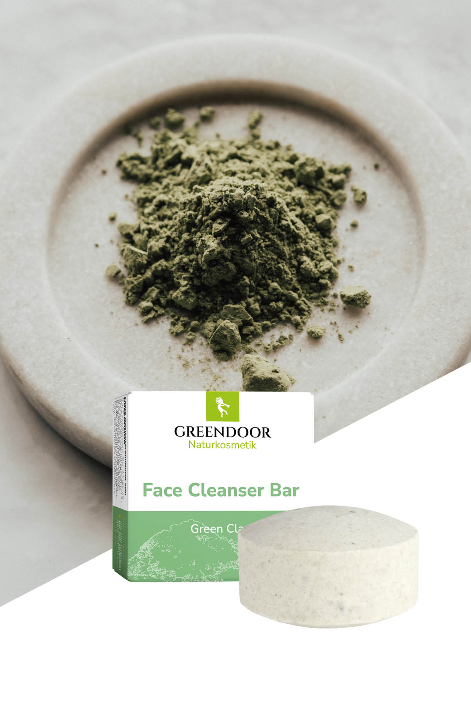 GREENDOOR Face Cleanser Bar Green Clay online kaufen rossmann.de