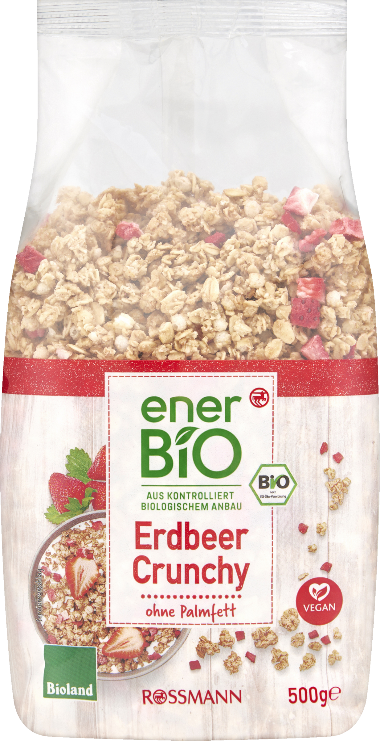 enerBiO Erdbeer Crunchy Bioland