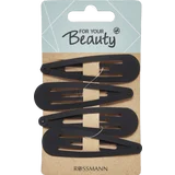 FOR YOUR Beauty 4 Haarspangen Farbe: schwarz