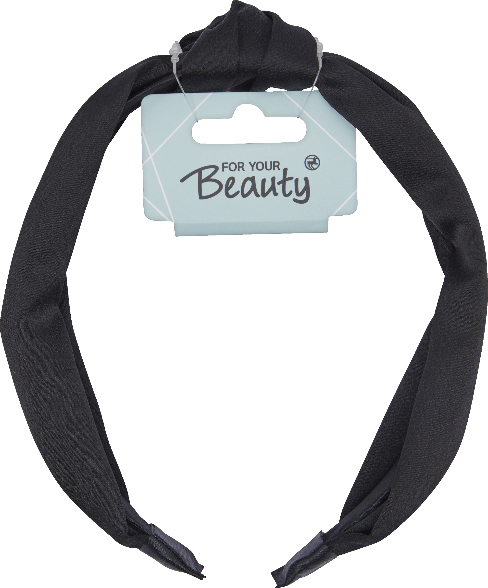 FOR YOUR Beauty Haarreif mit Stoffüberzug Farben schwarz  leo