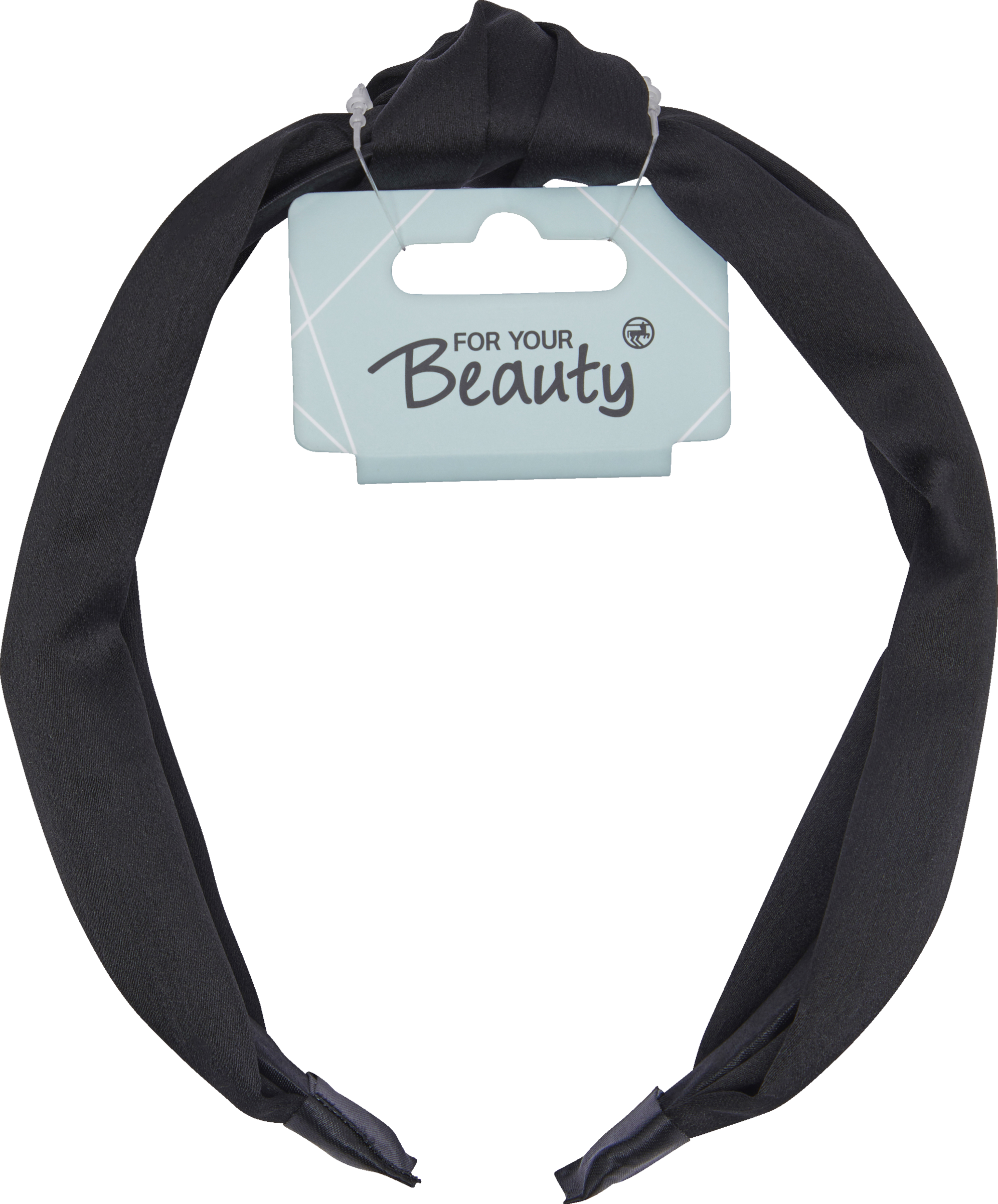 FOR YOUR Beauty Haarreif mit Stoffüberzug Farben schwarz  leo