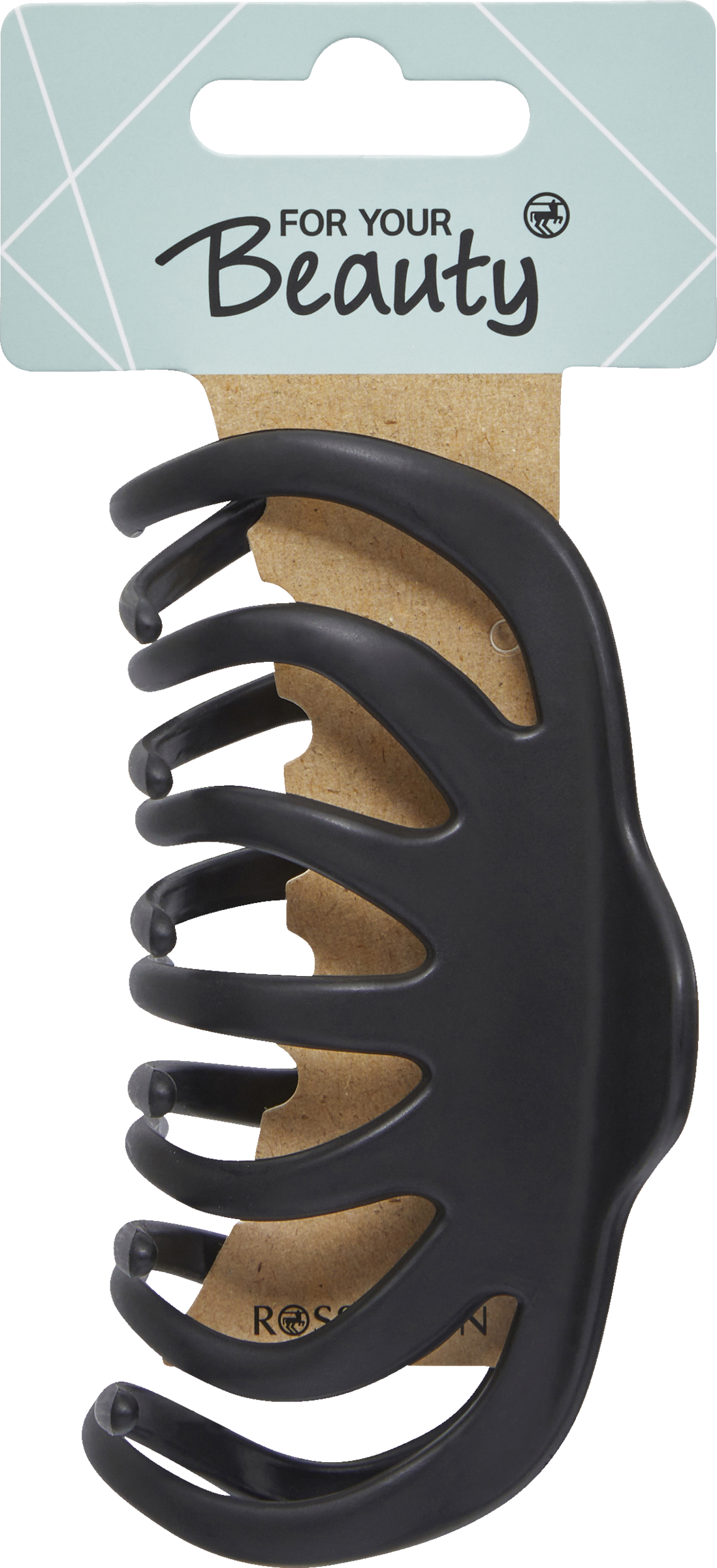 FOR YOUR Beauty Wasserwellenklammer schwarz matt