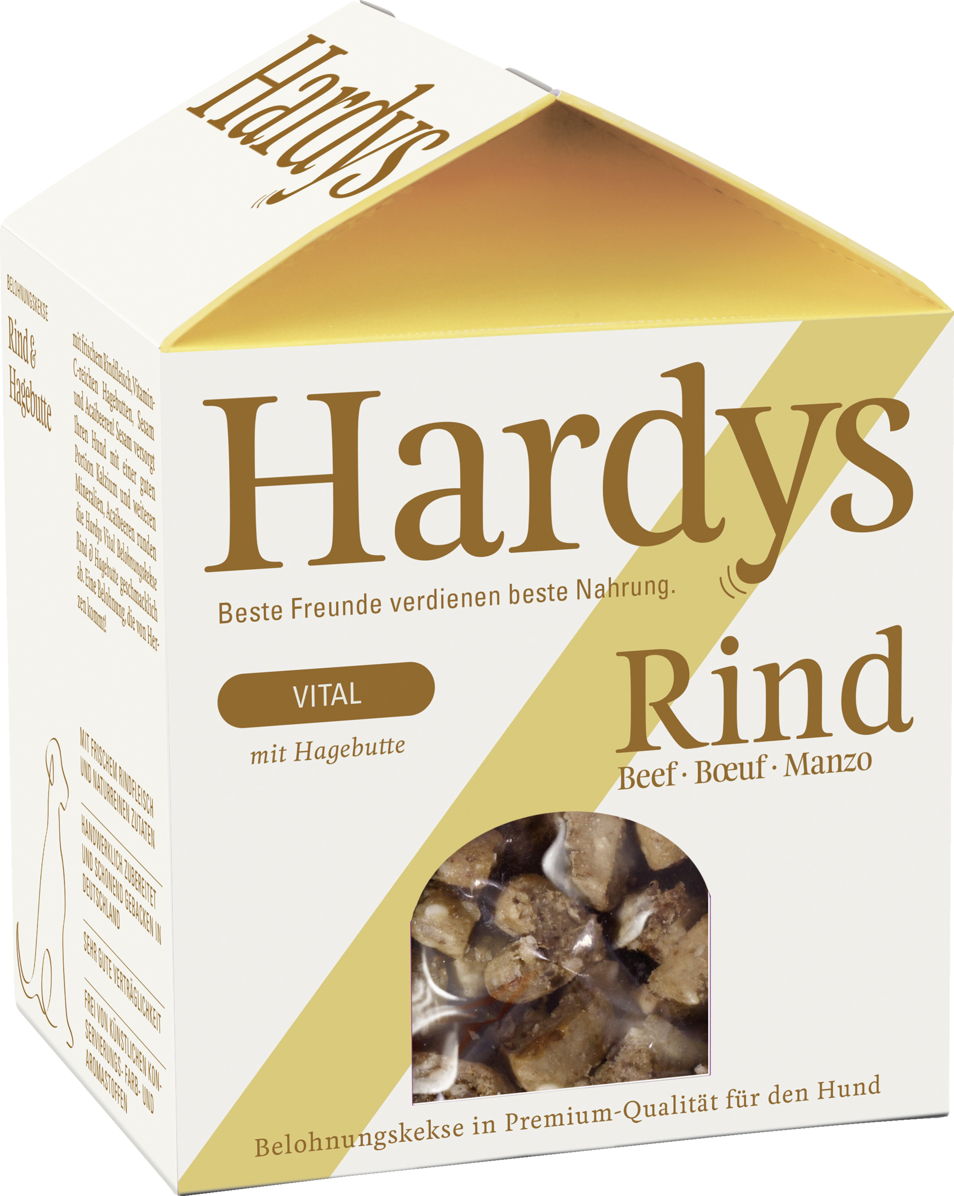 HARDYS Manufaktur Belohnungskekse Rind & Hagebutte