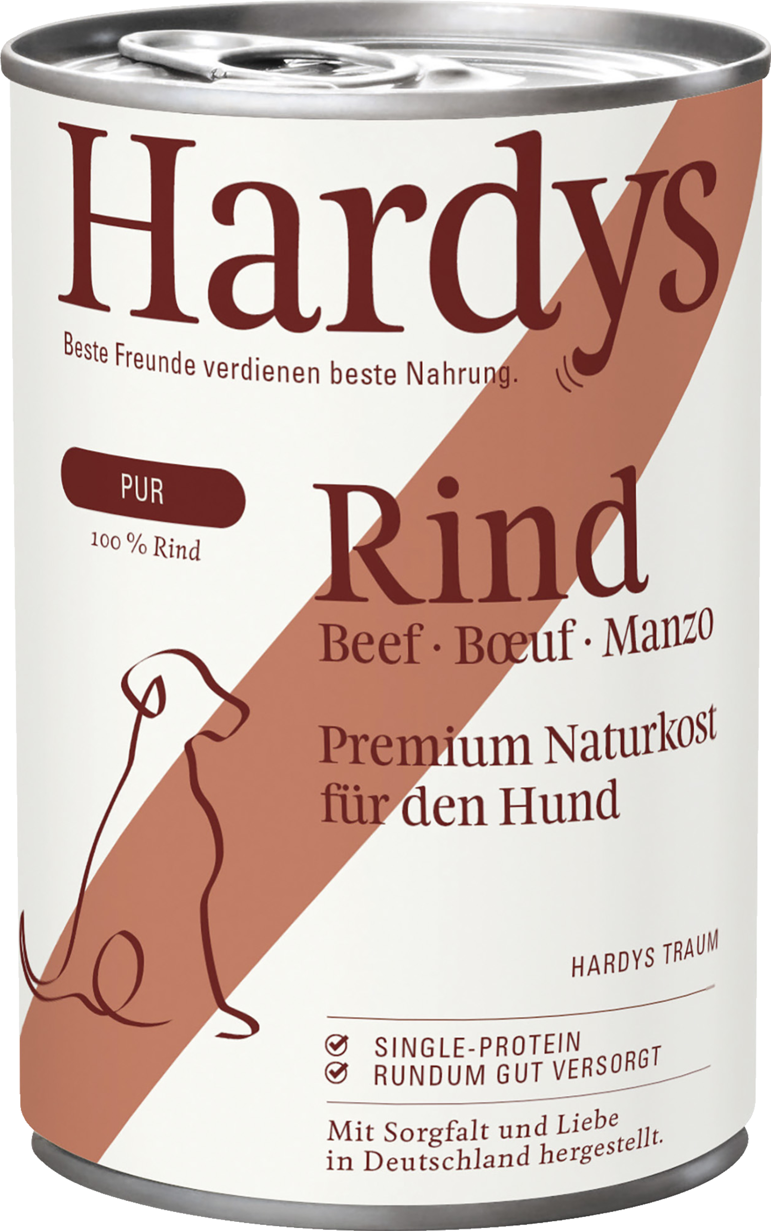HARDYS Manufaktur Pur Nassfutter Rind