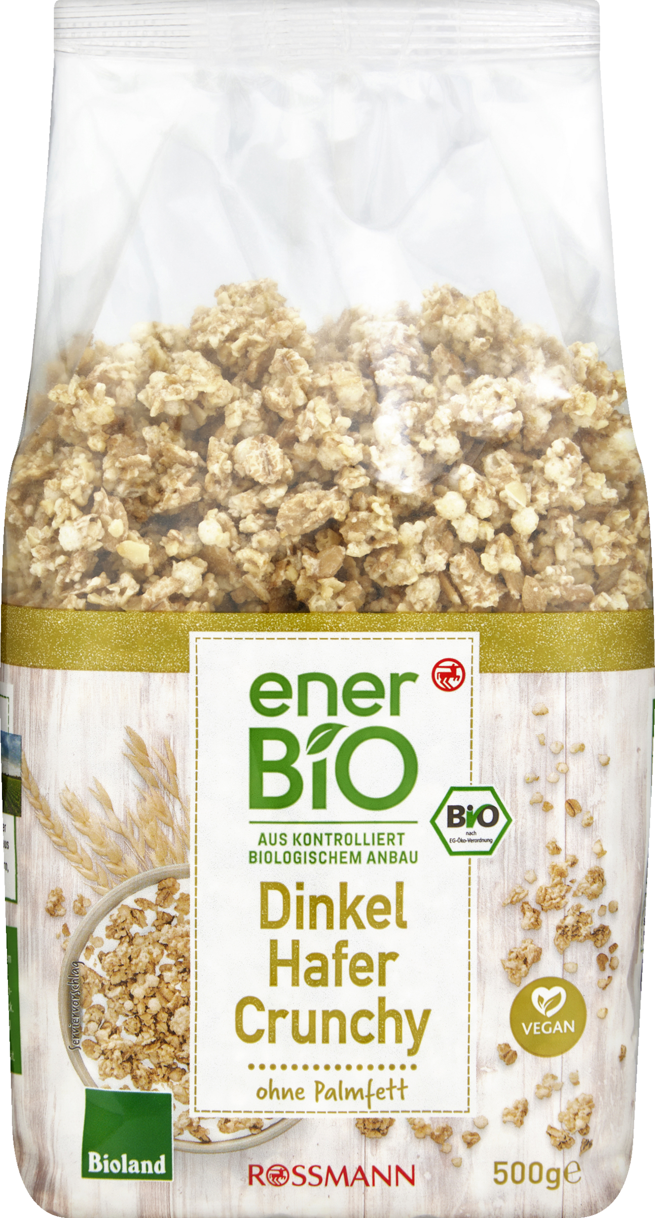 enerBiO Dinkel Hafer Crunchy Bioland