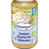 Bio Gemüse-Risotto mit Hühnchen