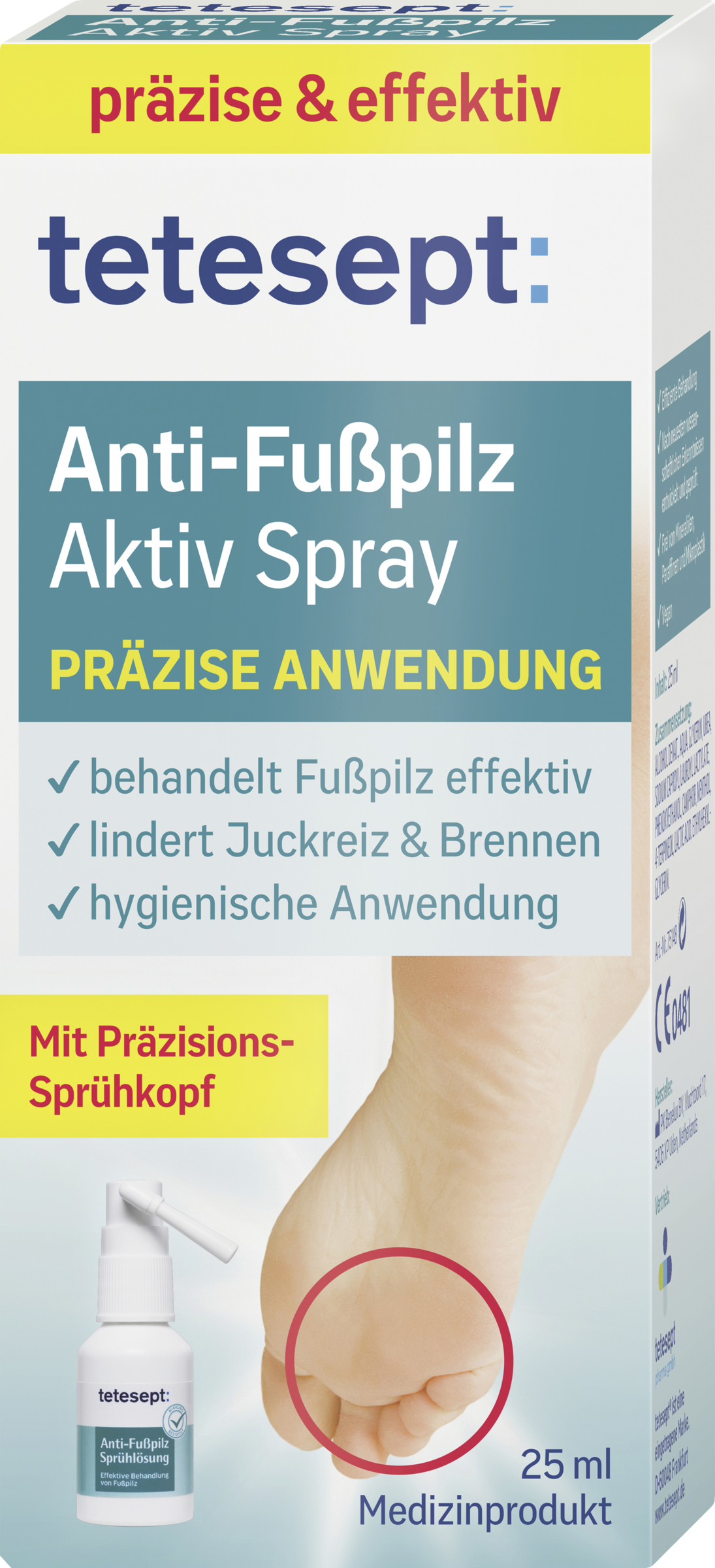 tetesept med foot care Anti-Fußpilz Sprühlösung