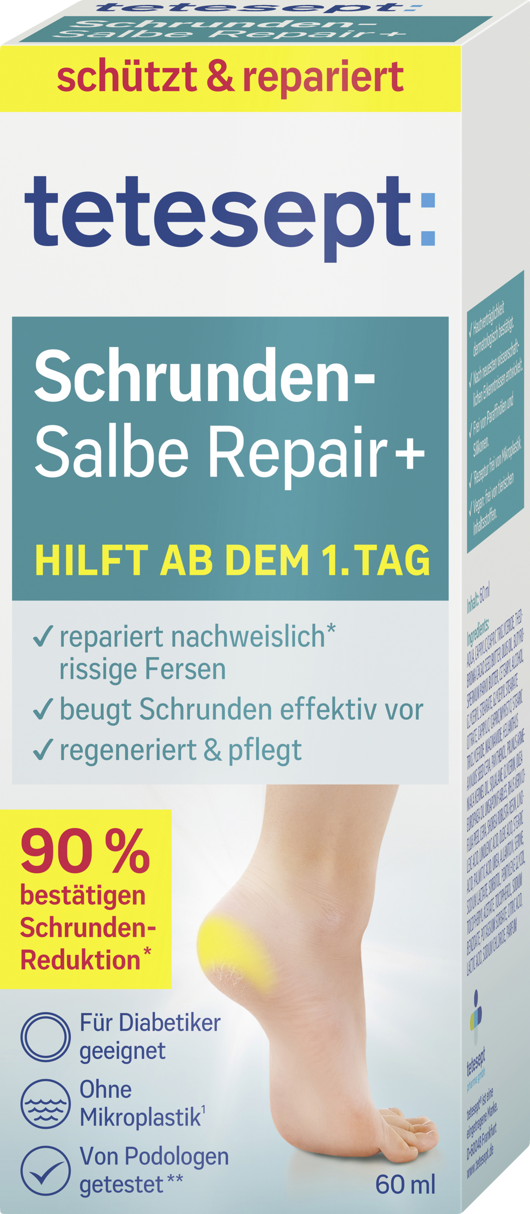 tetesept med foot Care Schrunden-Salbe Repair+