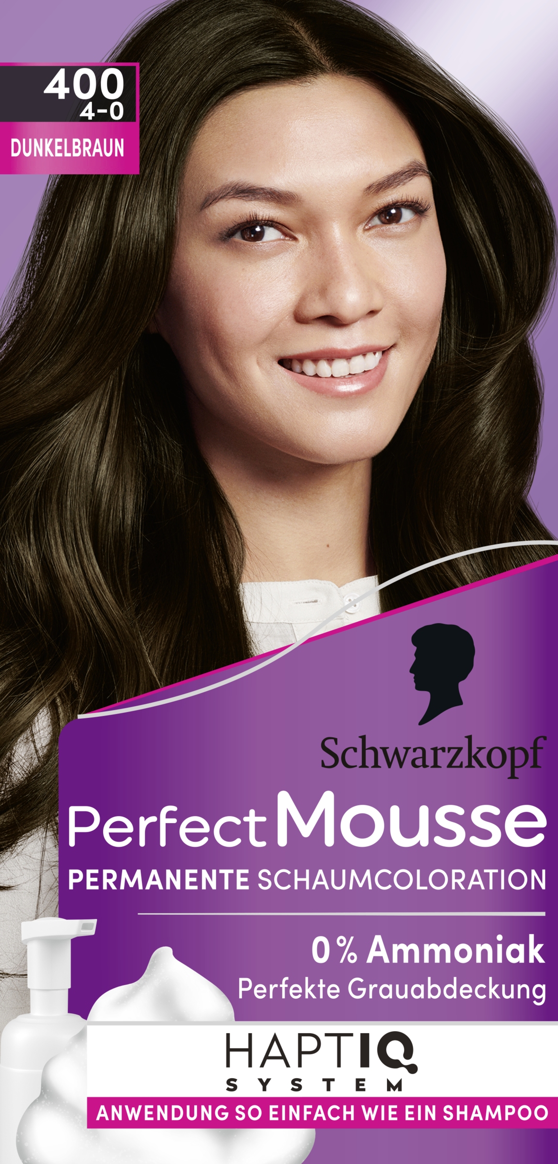 Perfect Mousse Schaumcoloration 400 Dunkelbraun