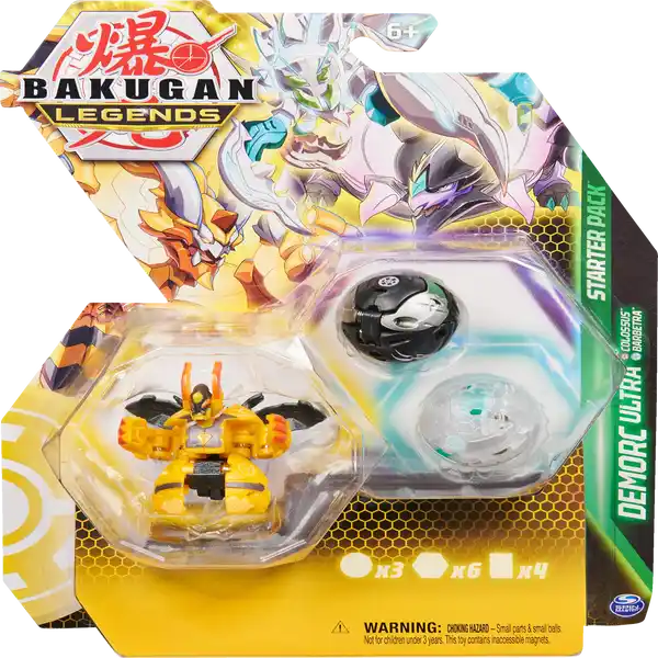 Spin Master Bakugan Legends Starter Pack mit 3 Bakugan (1 Ultra und 2 Basic  Balls), unterschiedliche Varianten