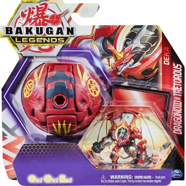 Spin Master Bakugan Legends Deka Jumbo Ball 1er Pack, 10 cm große  Sammelfigur, unterschiedliche Varianten