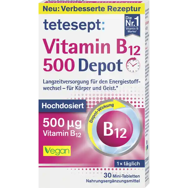 أقراص Vitamin B12 500 Depot Mini