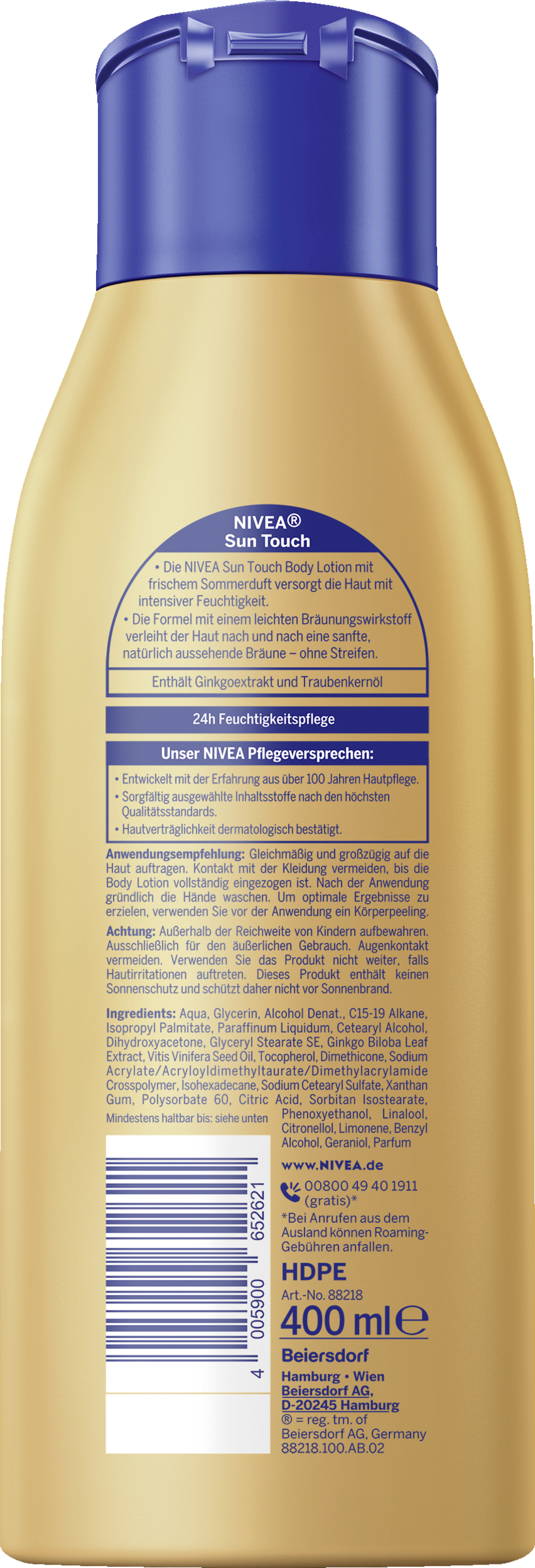 NIVEA Bodylotion Sun Touch online kaufen rossmann.de