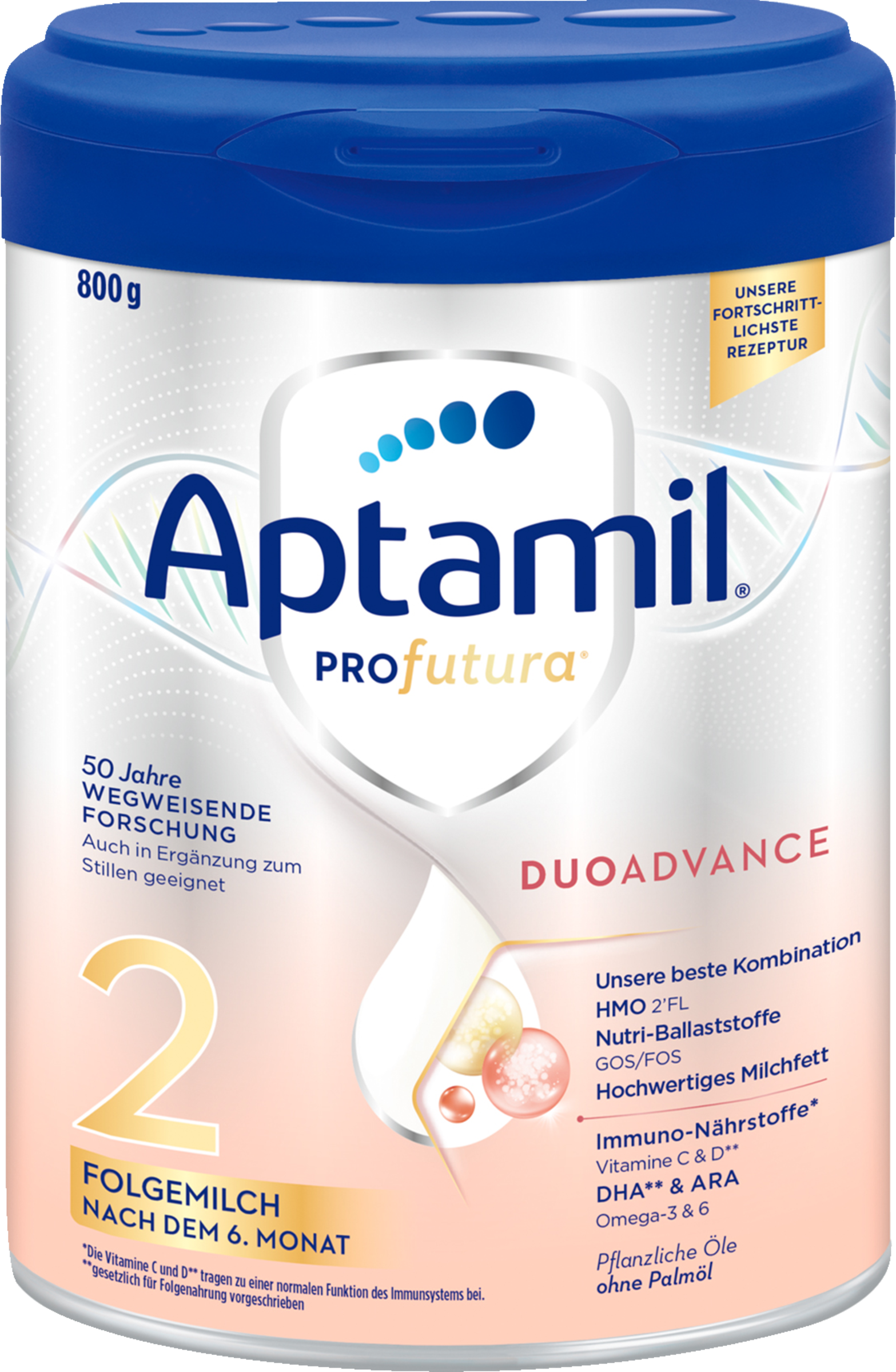 Aptamil PROFUTURA DUOAdvance 2 Folgemilch nach dem 6. Monat