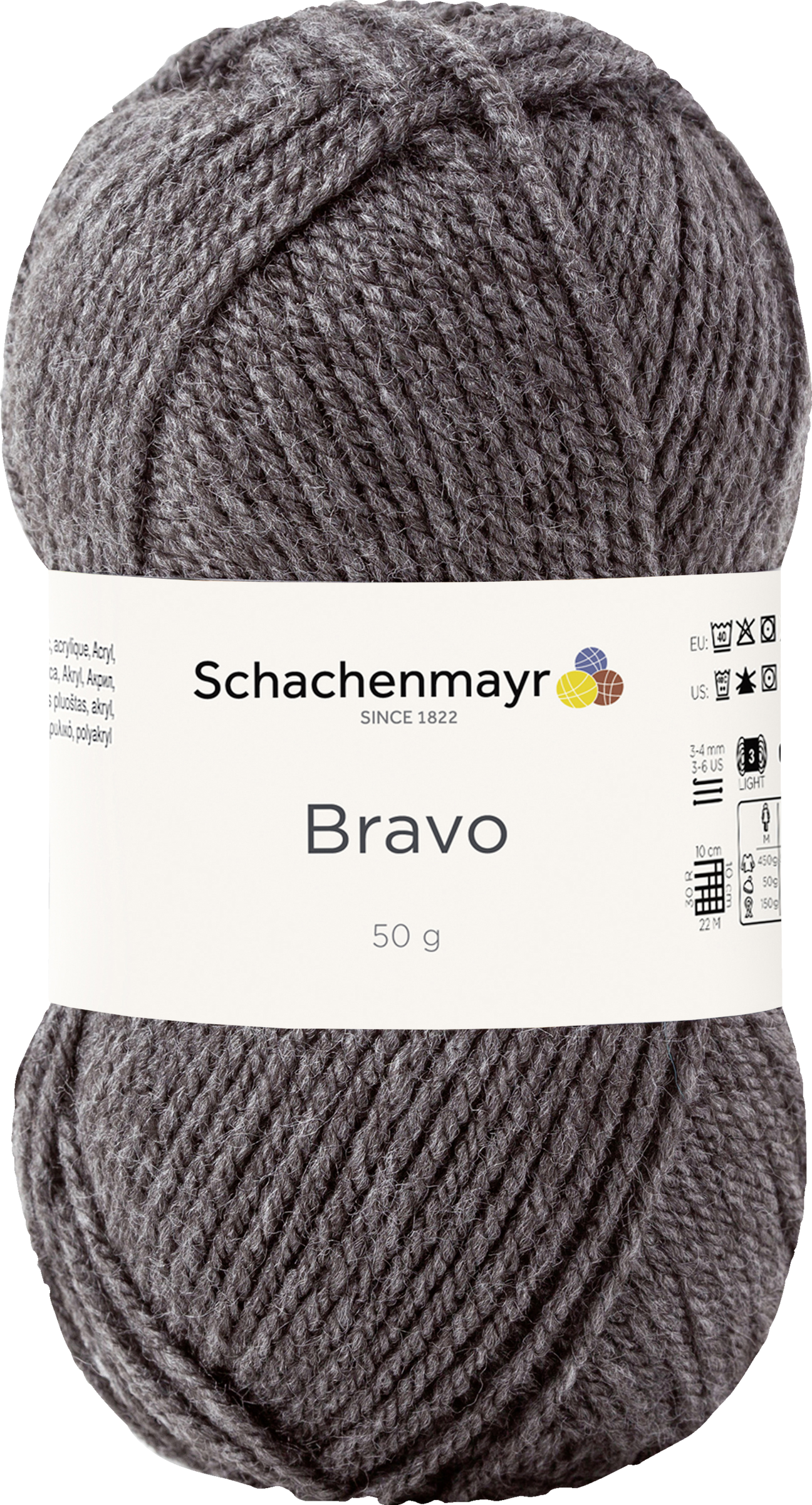 Schachenmayr Wolle SMC Bravo 50 g mittelgrau
