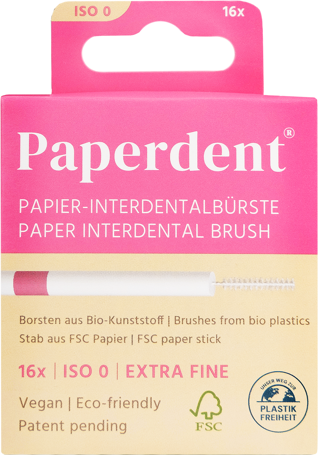 Paperdent Papier-Interdentalbürste - ISO 0