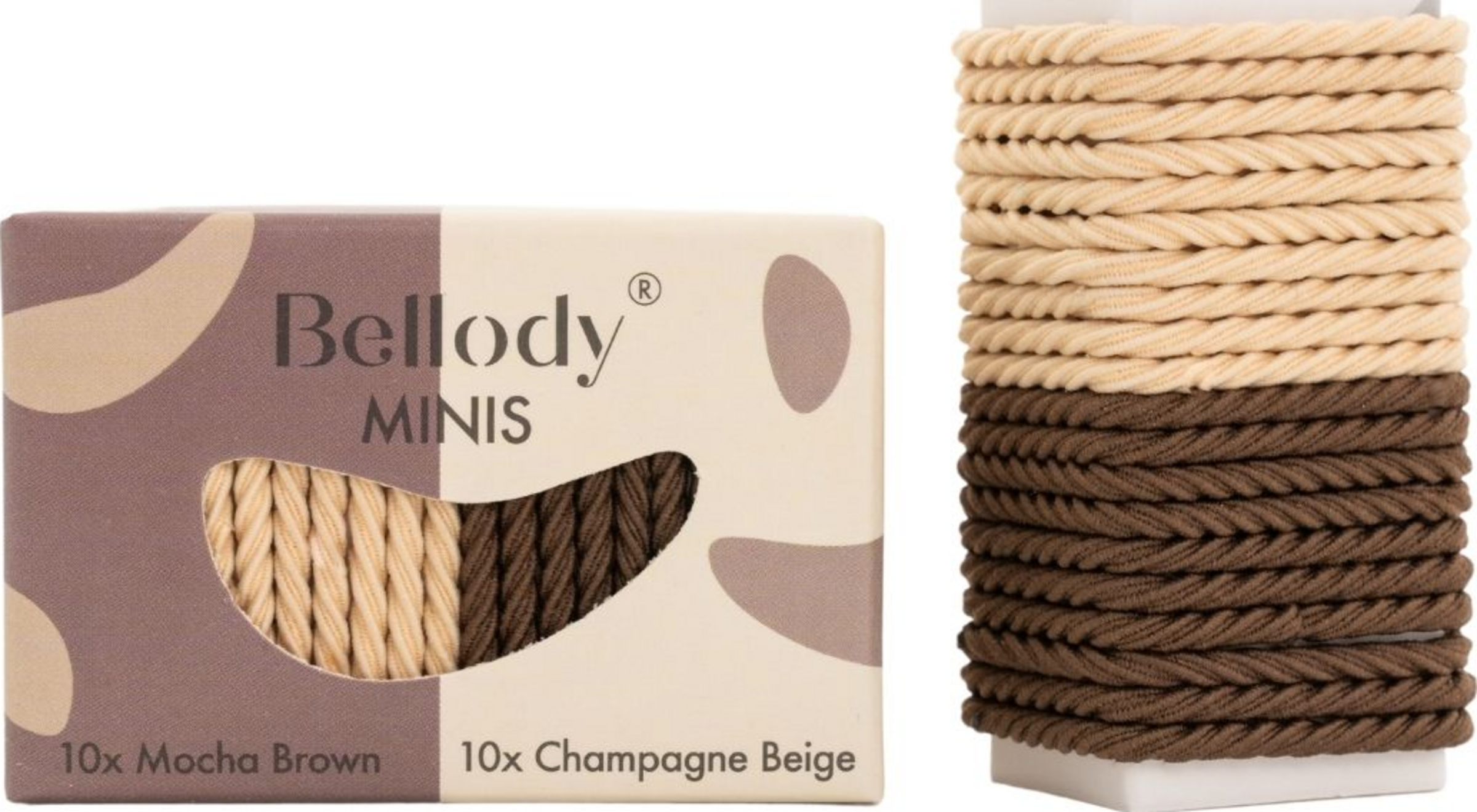 Bellody Minis Haarbänder brown & beige