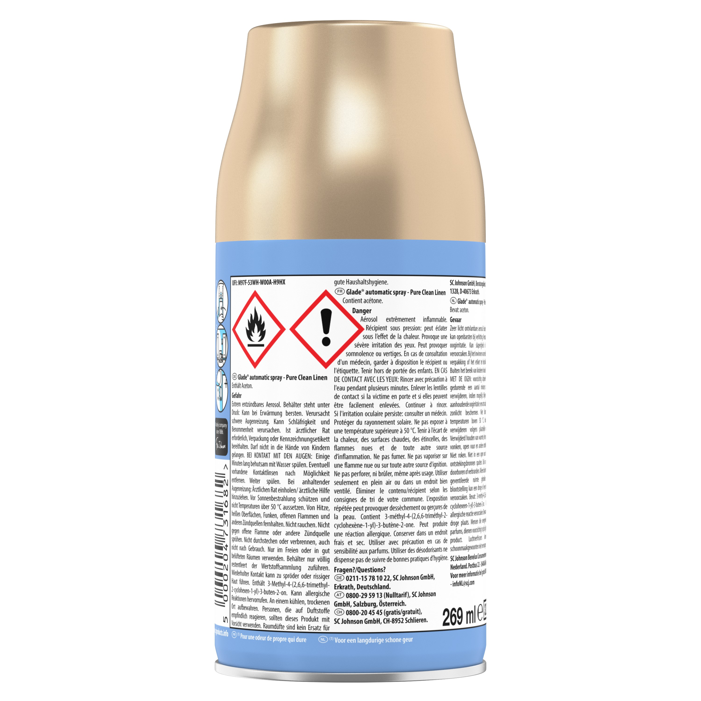 Glade Automatic Spray Lufterfrischer Pure Clean Linen Nachfüller online