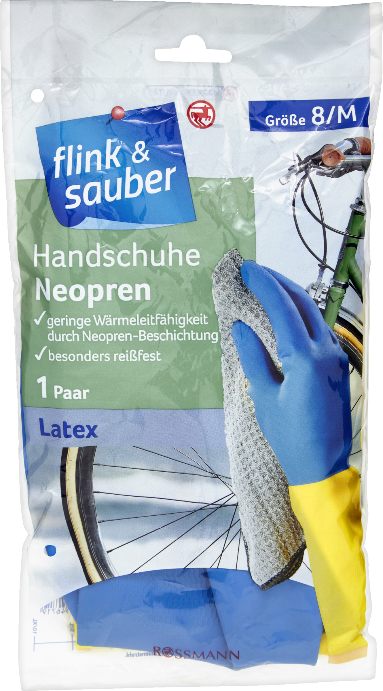 flink & sauber Handschuhe Neopren Gr. M