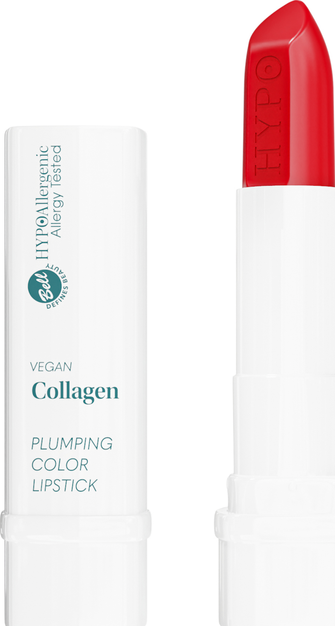 HYPOAllergenic Vegan Collagen Plumping Color Lipstick 04 Fire