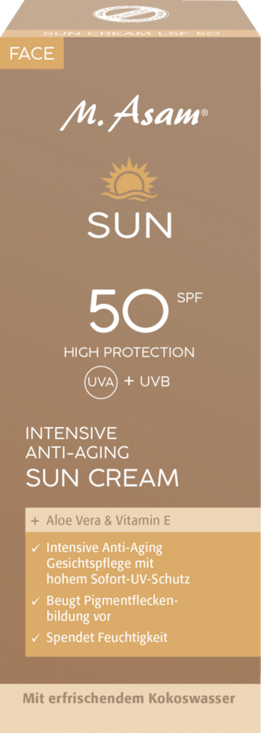 M. Asam SUN Intensive Anti-Aging Sun Cream LSF 50