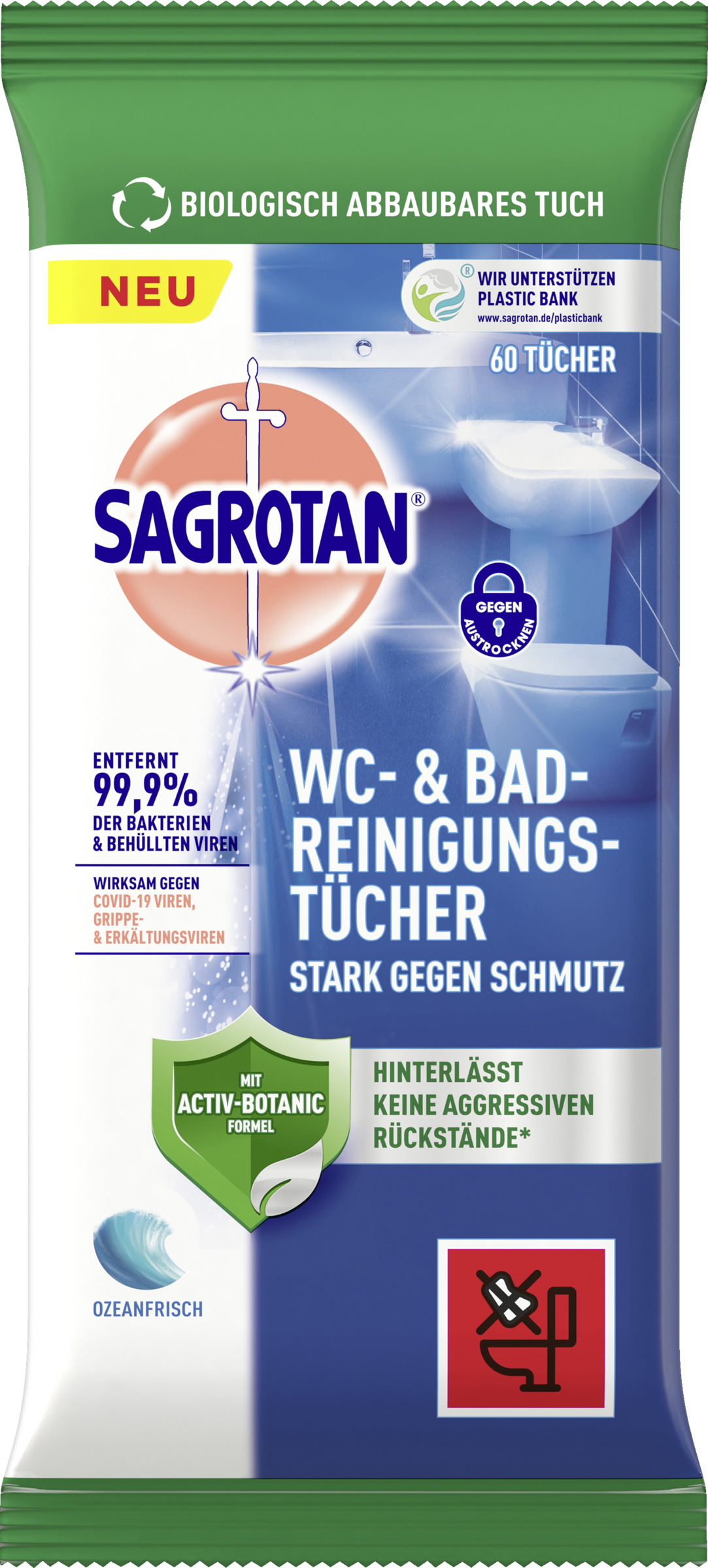 Sagrotan WC-Reinigungstücher