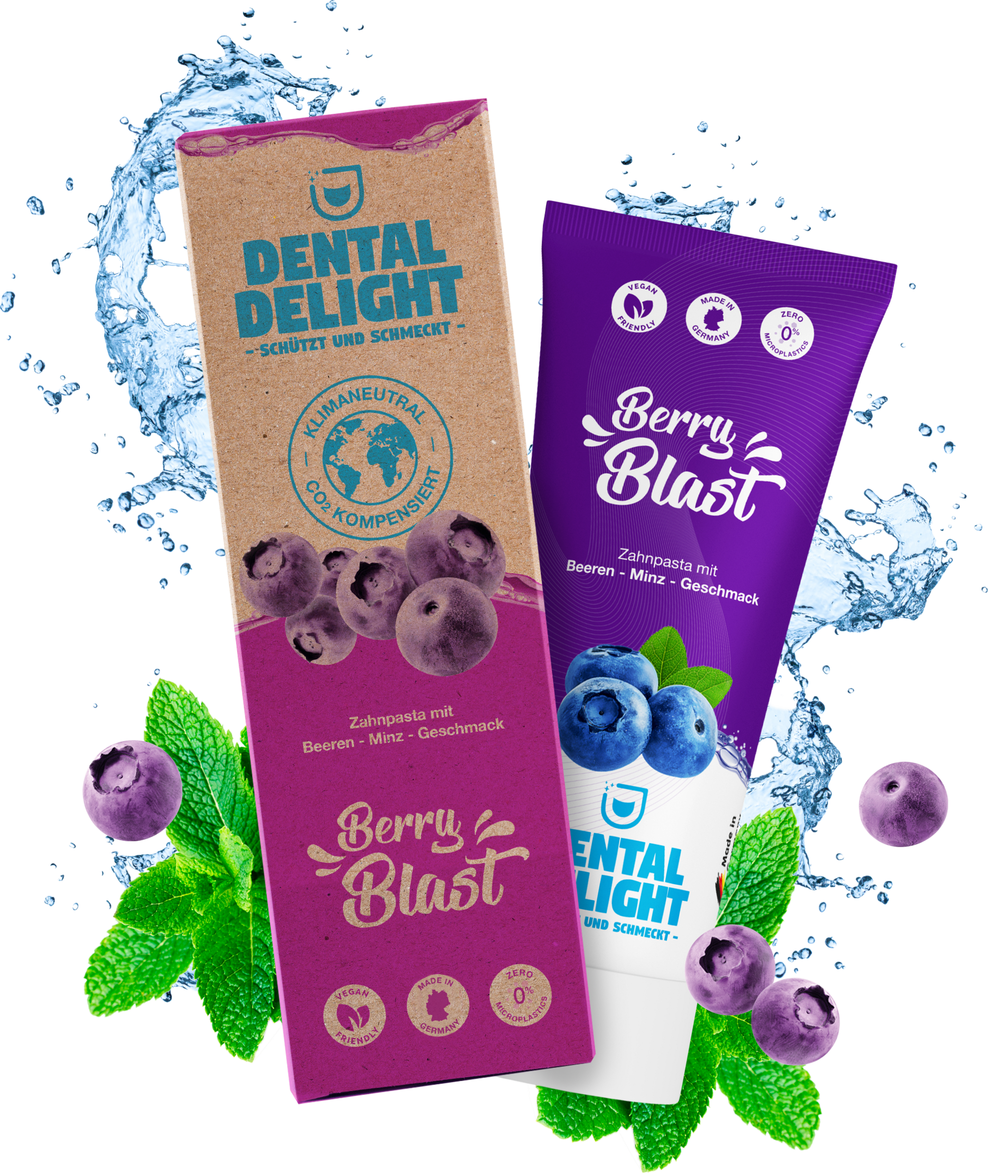 معجون أسنان بنكهة التوت Berry Blast 2