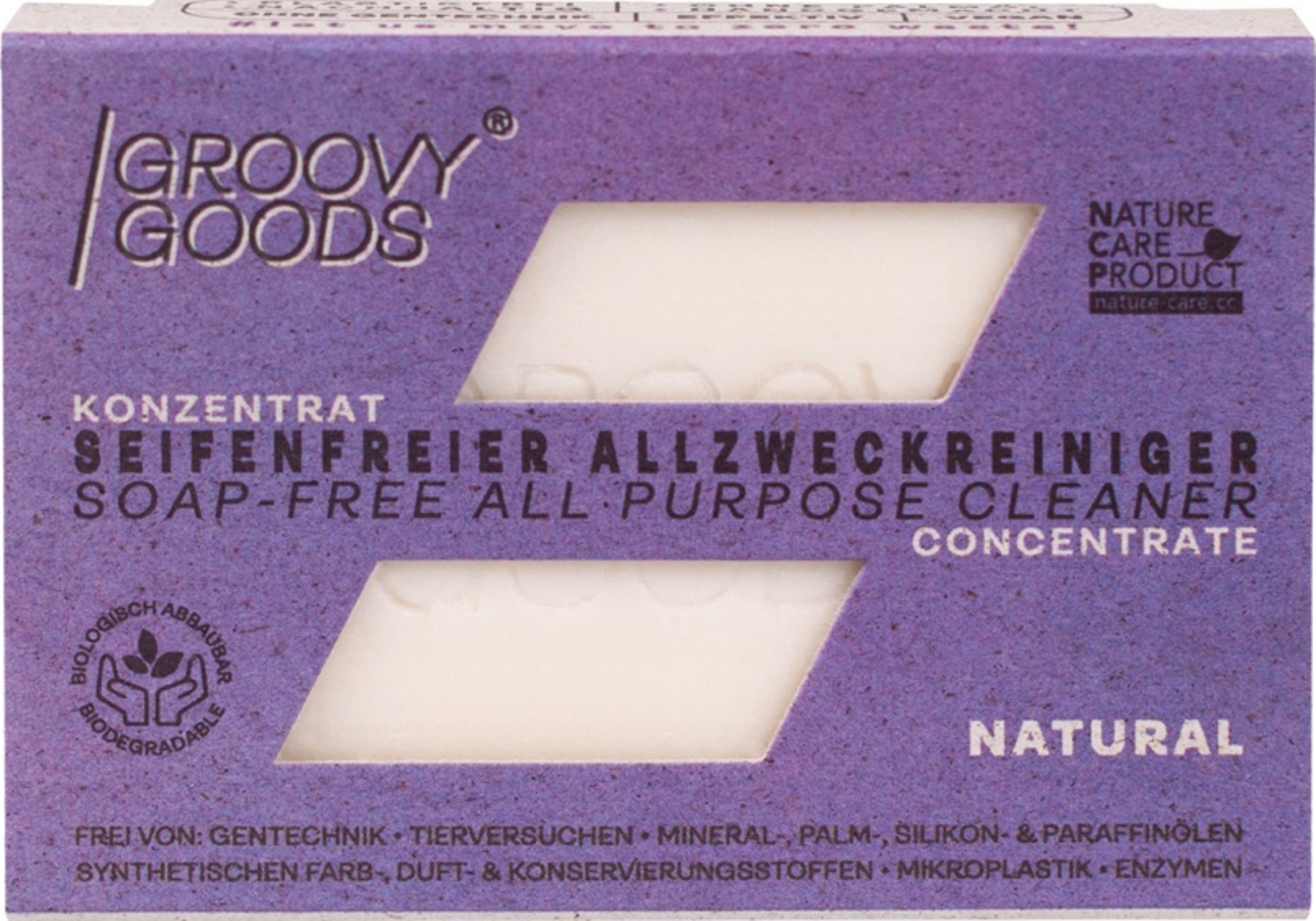 Groovy Goods Seifenfreier, fester Allzweckreiniger (ohne Duftstoffe)