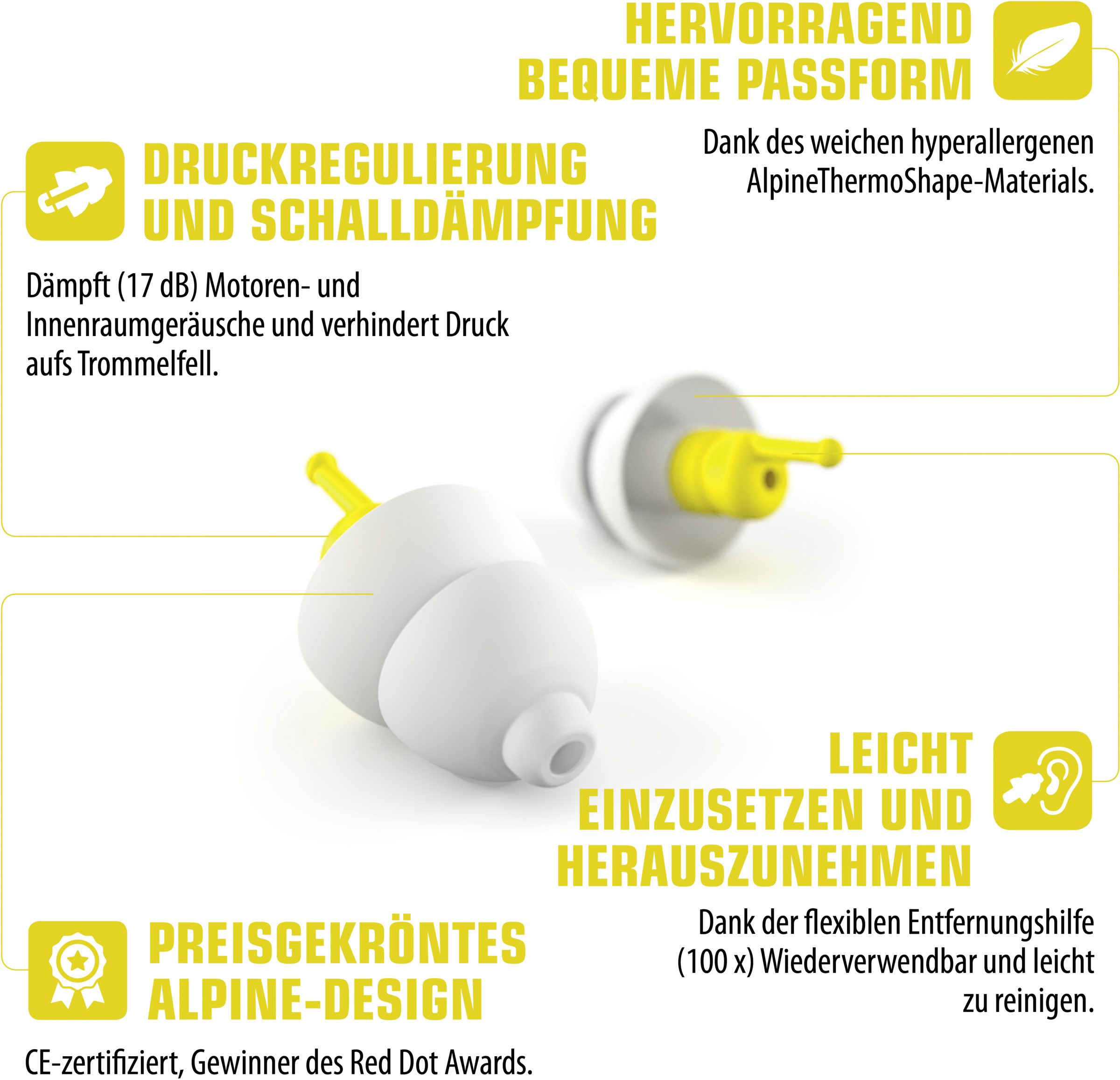 سدادات الأذن FlyFit 5