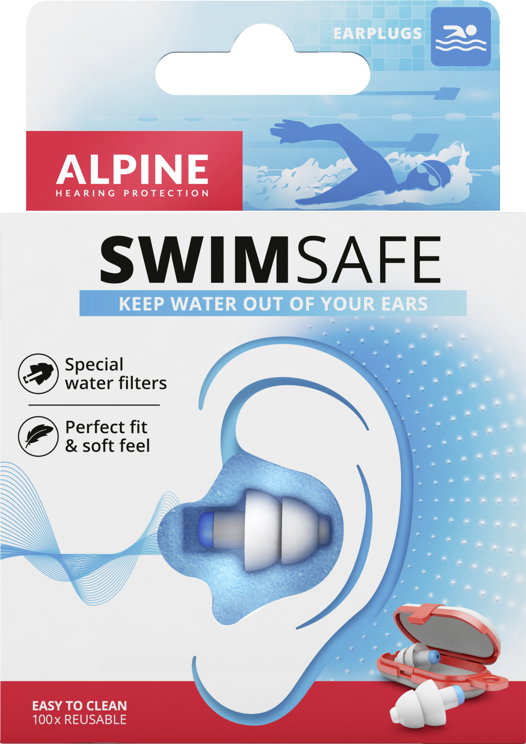 سدادات أذن SwimSafe