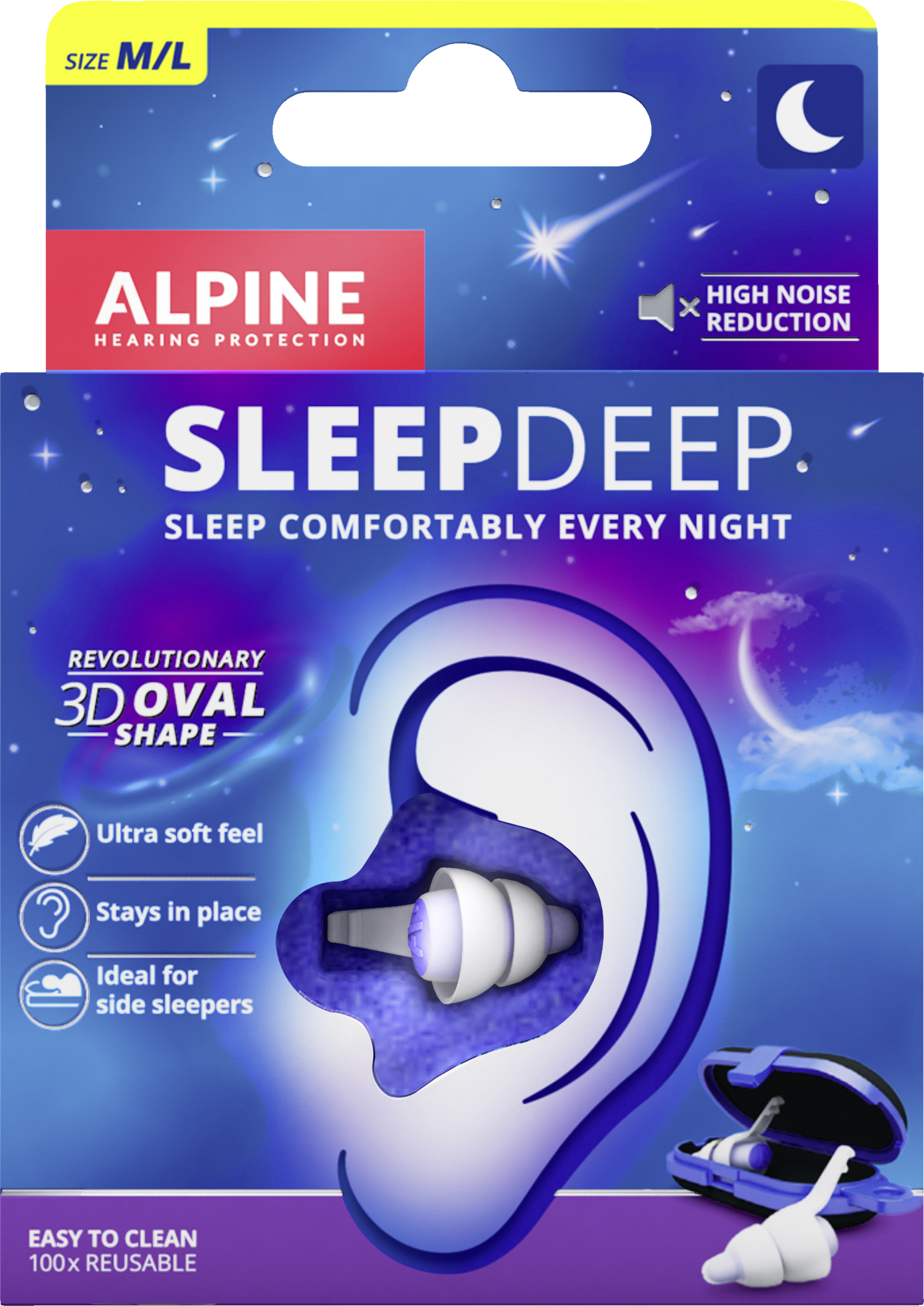 Alpine SleepDeep Ohrstöpsel Gr. M/L