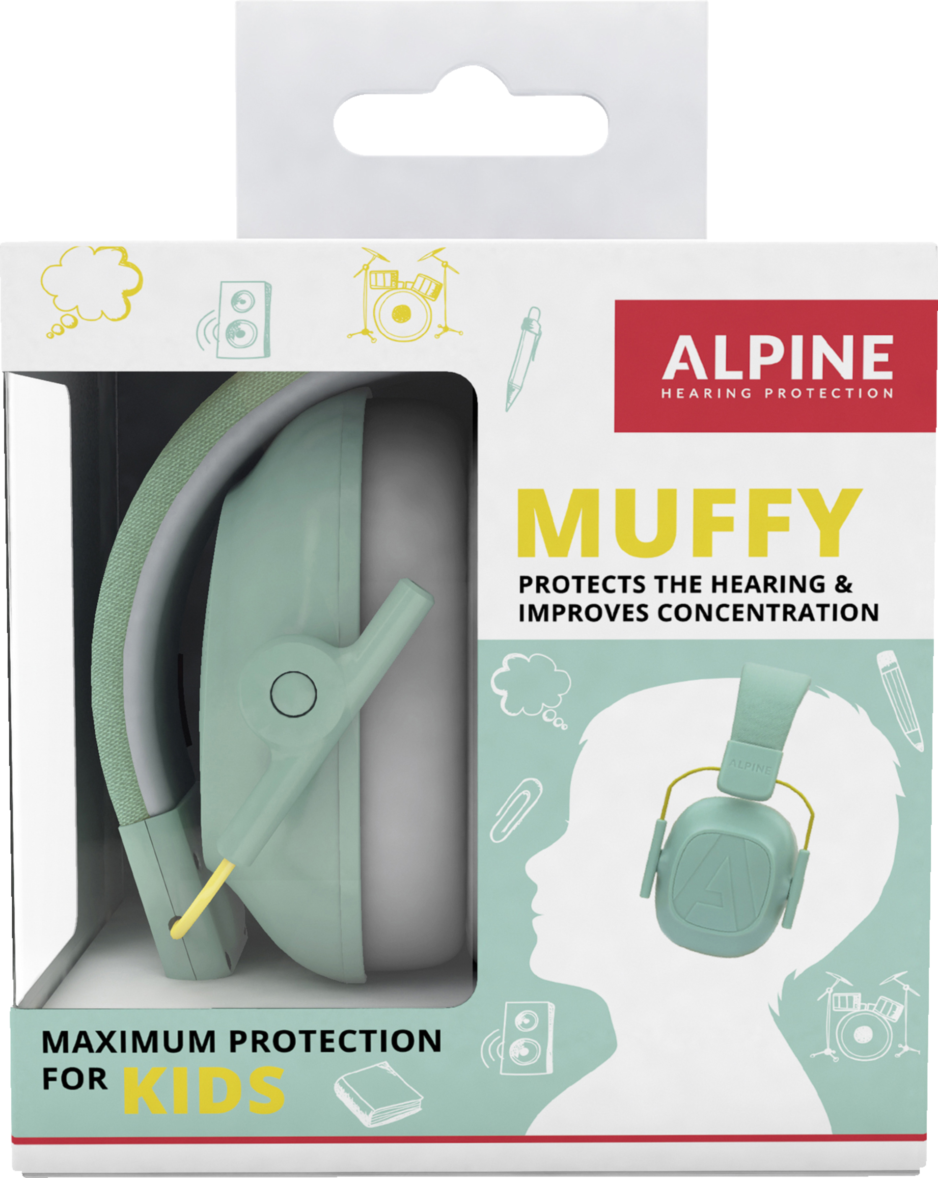 Alpine Muffy Kids Ohrenschutz Mint