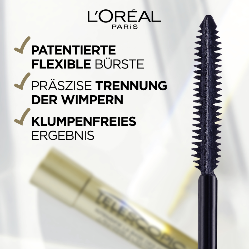 L’Oréal Paris Telescopic Gold Mascara 01 black online kaufen rossmann.de