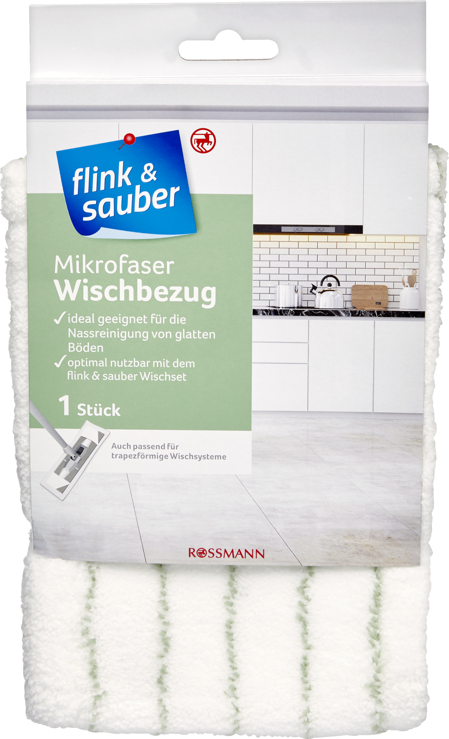 flink & sauber Mikrofaser Wischbezug