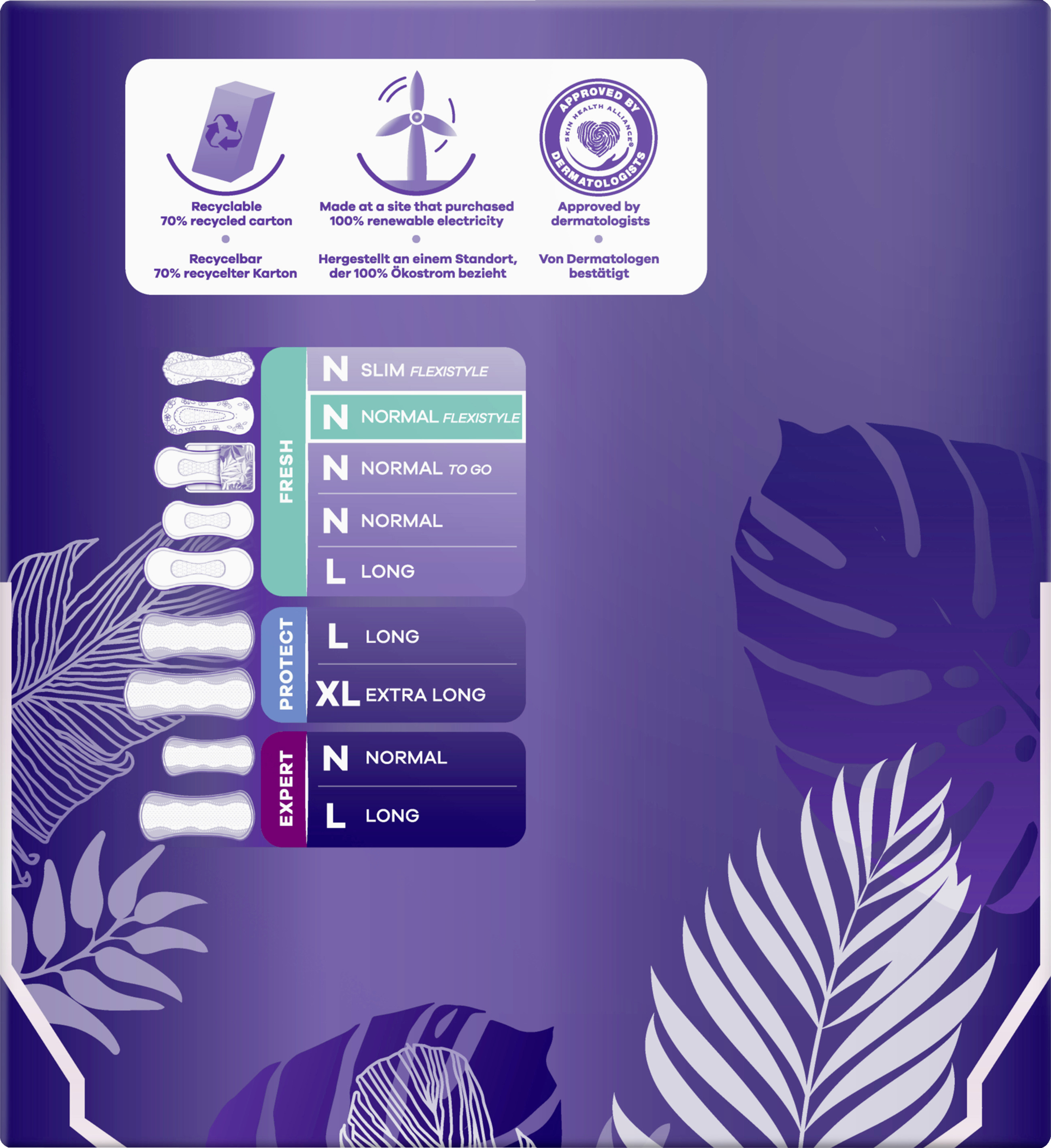 Always Slipeinlagen Daily Fresh Normal Flexistyle Mit Frischeduft, Big Pack, 54 St Dauerhaft Günstig Online Kaufen